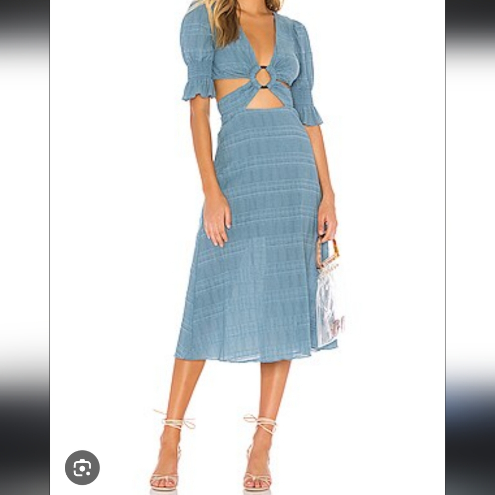 Tularosa Blue Midi Dress
